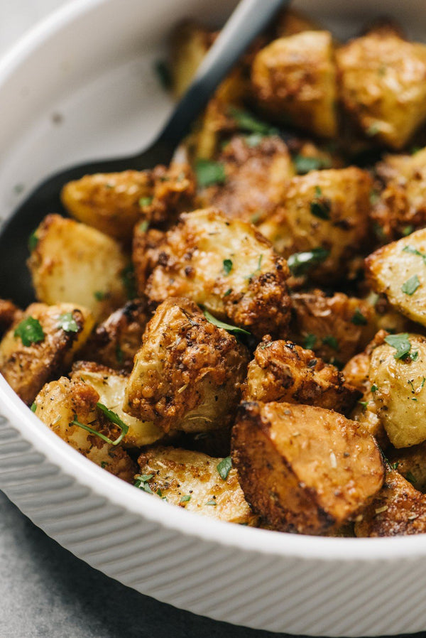 Crispy Parmesan Air Fryer Potatoes