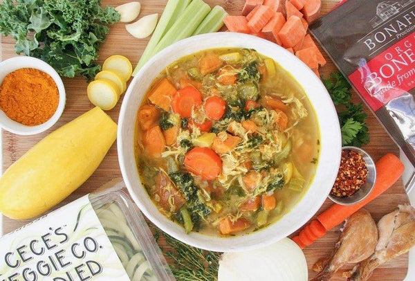 Whole30 Immune-Boosting Chicken Veggie Soup