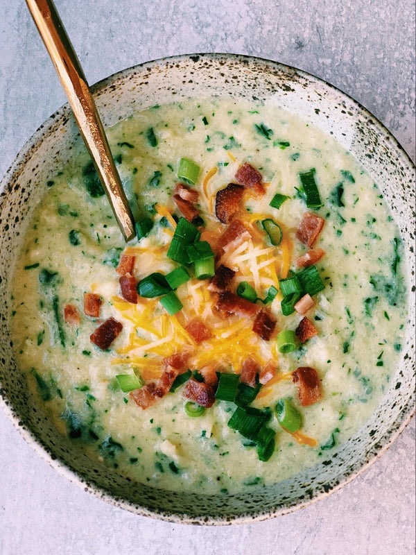 Instant Pot Keto Cauliflower Soup