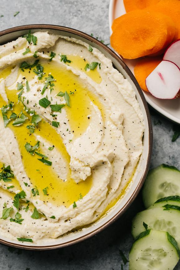 Roasted Cauliflower Hummus