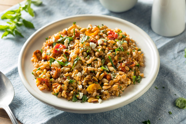 The Best Roasted Farro Summer Salad