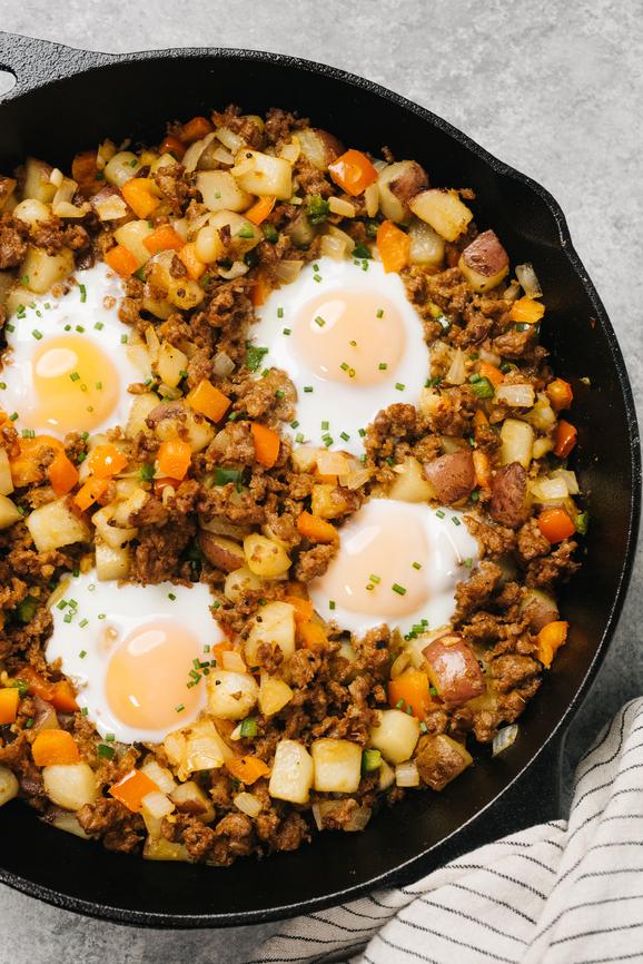 Chorizo and Potato Hash