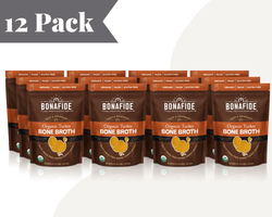 12 Pack Frozen Organic Turkey Bone Broth