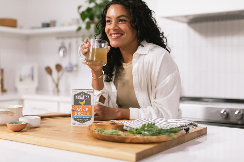 6 Pack Organic Chicken Bone Broth - No Salt Added