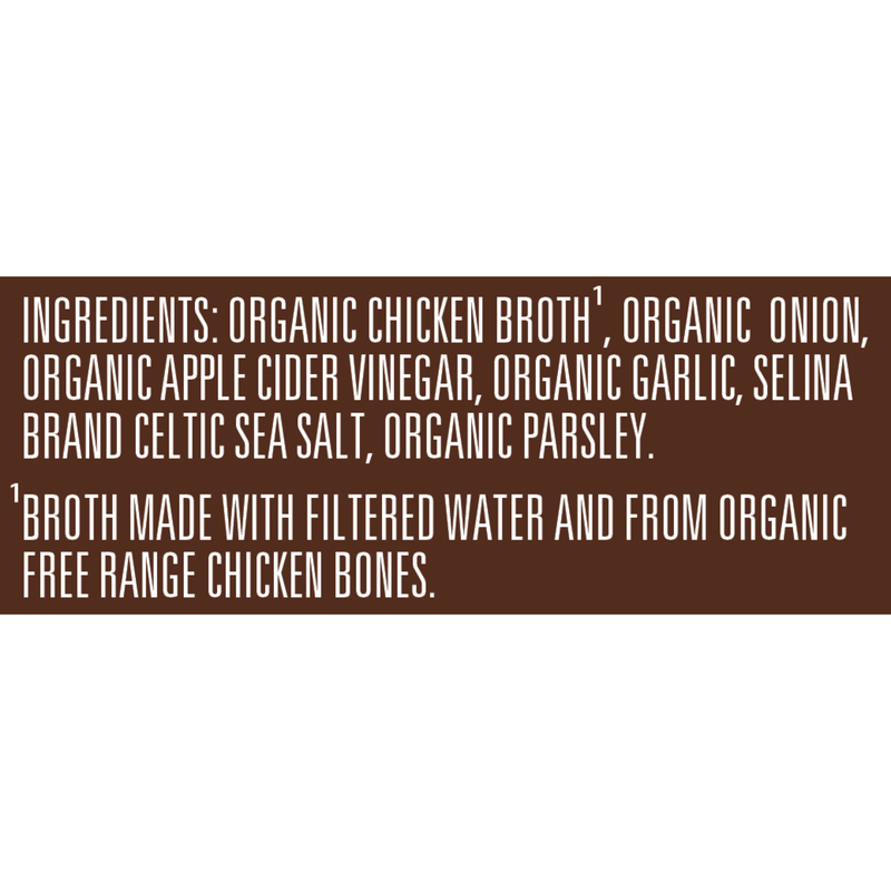 6 Pack Frozen Organic Chicken Bone Broth