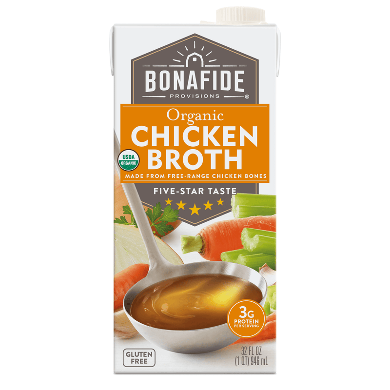 6 Pack Organic Chicken Broth