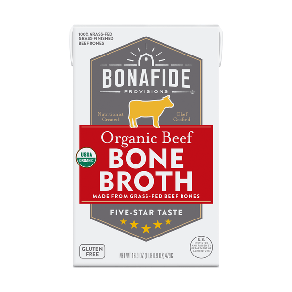 6 Pack Organic Beef Bone Broth