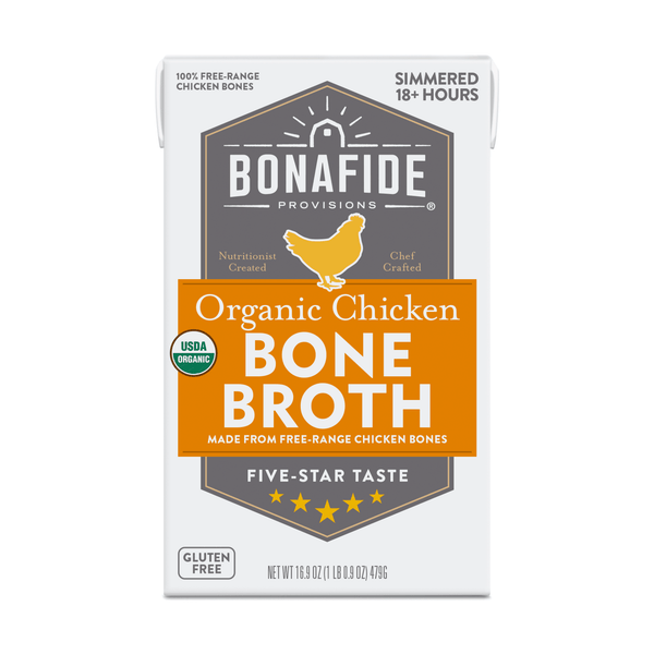 Organic Chicken Bone Broth - 6 Pack