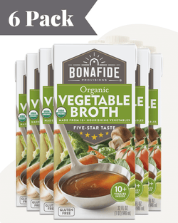 6 Pack Organic Vegetable Broth