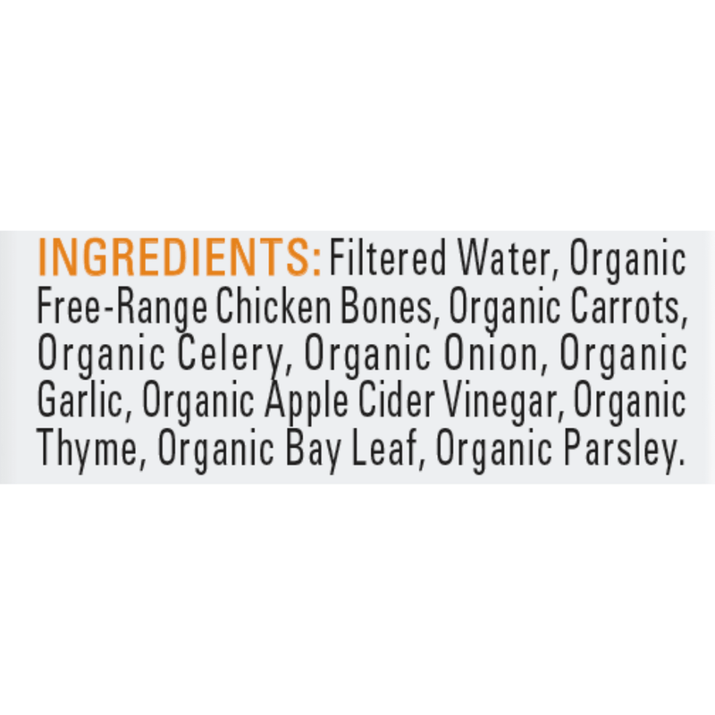 6 Pack Organic Chicken Bone Broth - No Salt Added