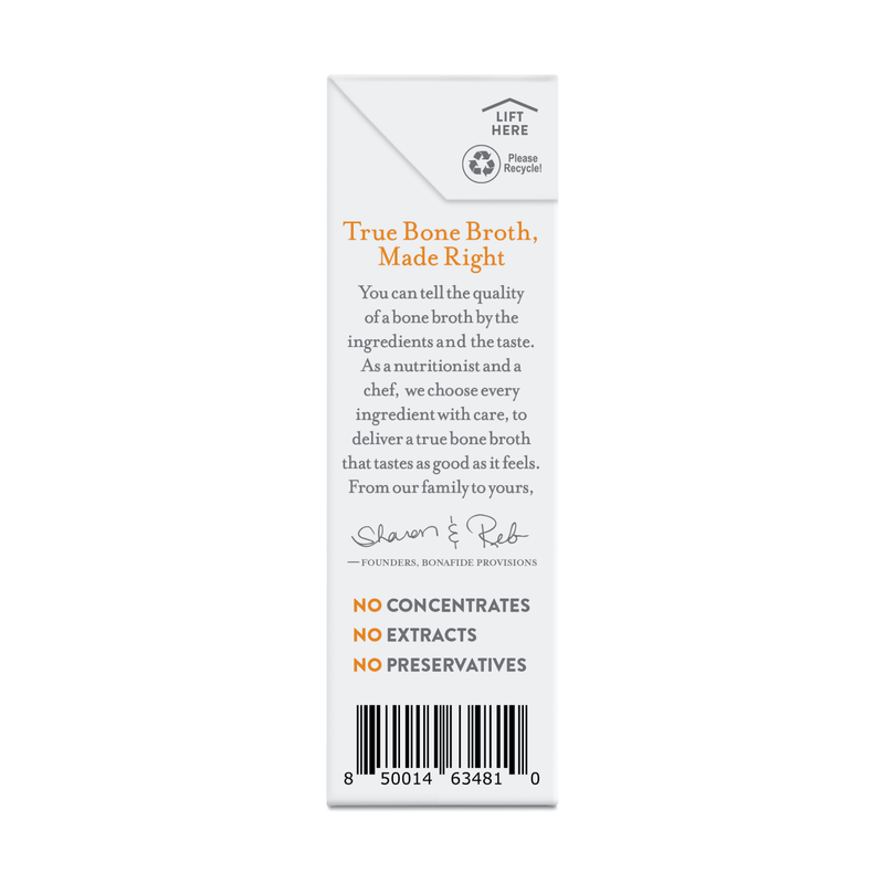 6 Pack Organic Chicken Bone Broth - No Salt Added