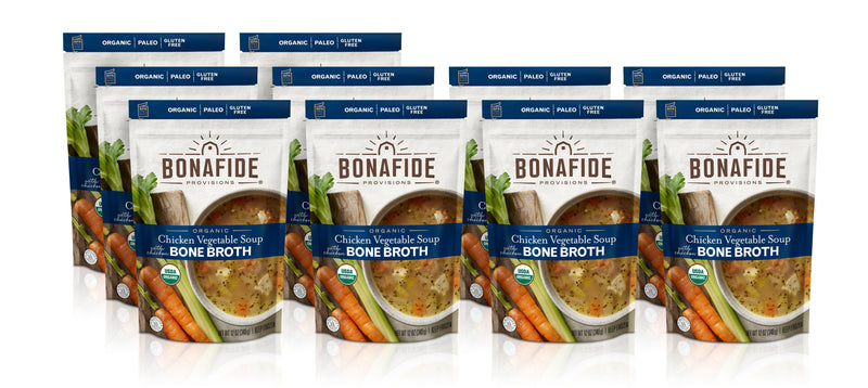 10-Pack Organic Chicken Vegetable Soup