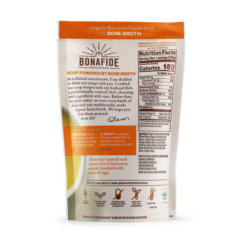 Organic Butternut Squash Soup