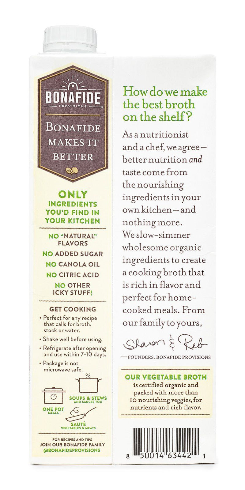 6 Pack Organic Vegetable Broth