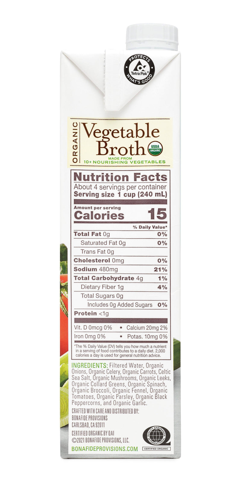 6 Pack Organic Vegetable Broth